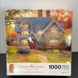 Thomas Kinkade 'Gingerbread Cottage1000 Piece jigsaw Puzzle SALE🔴3/$25🔴 Ceaco